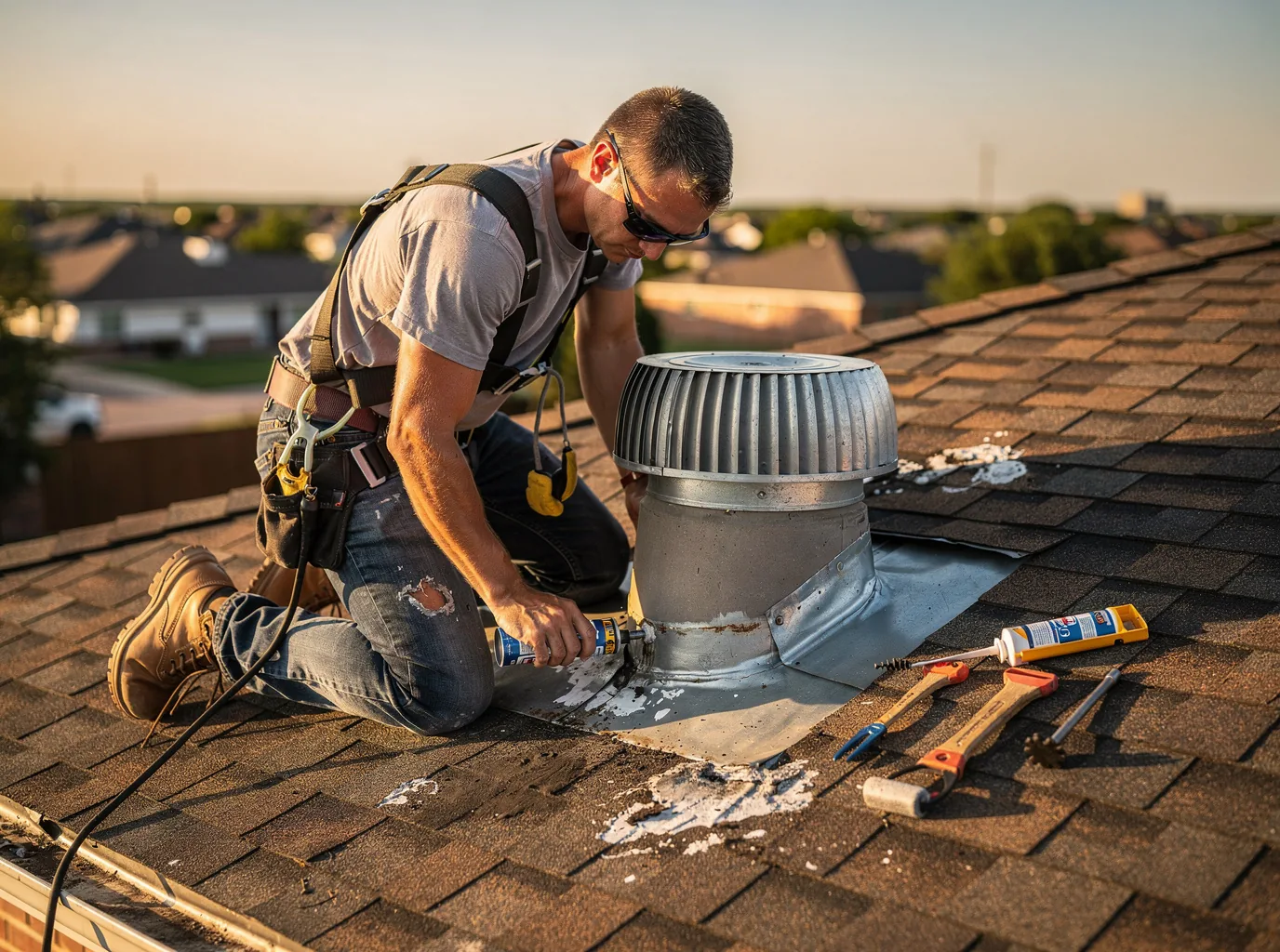 Roof Vent Leak Repair in Abilene, TX